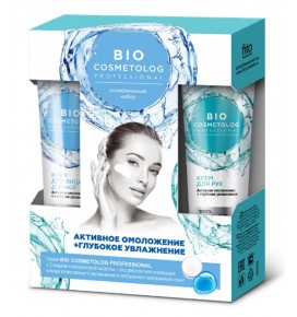 Bio Cosmetologist Rinkinys veidui Nr39 (dieninis kremas veidui 45 ml; kremas rankoms 15 ml)