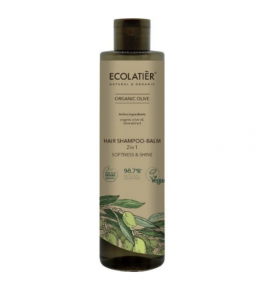 ECOLATIER ORGANIC minkštinamasis šampūnas-balzamas 2 viename ALYVMEDIS, 350 ml