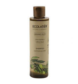 ECL ORGANIC minkštinamasis šampūnas suteikiantis žvilgesio ALYVMEDIS, 250 ml