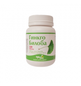 Ginkgo Biloba 120 tab (1 tabletė dienoje 120mg 1:60 ekstrakto)
