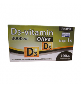 JUTAVIT Vitaminas D3 Olive Extra Virgin, 100 kaps.