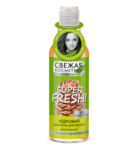 SUPER FRESH kedrų šampūnas plaukams maitinantis, 245 ml