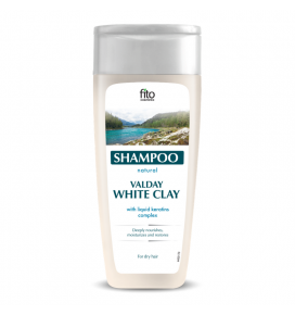 FITOKOSMETIK šampūnas su baltuoju moliu ir skysto keratino kompleksu, 270 ml