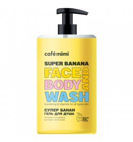 CAFĖ MIMI dušo želė Super Banana (su doz.), 450 ml