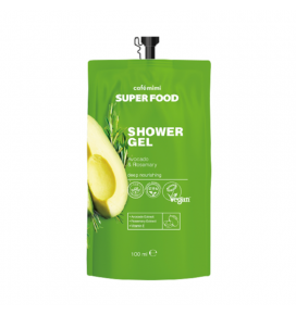 CAFE MIMI maitinamoji dušo želė. Avokadas ir rozmarinas, 100 ml