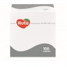 RUTA paper table napkins White 24х24 cm 1 layer, 100 pcs
