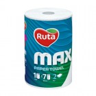 RUTA popieriniai rankšluoščiai baltos spalvos MAX 2 sluoksnių, 1 rulonas
