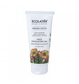ECOLATIER ORGANIC gelis veidui šveičiamasis Kaktusas, 100 ml