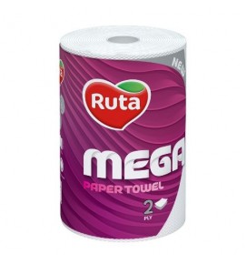 RUTA popieriniai rankšluosčiai Mega 1rul 2sl baltos (150l)