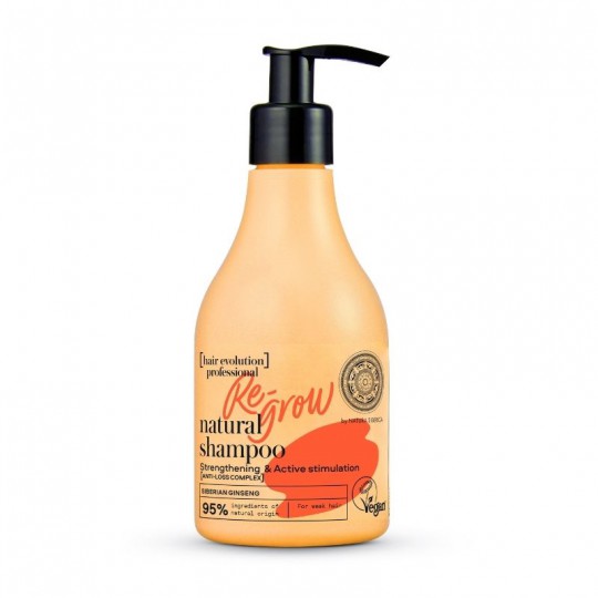 NS Hair Evolution natūralus šampūnas Re-Grow stiprinantis, 245 ml