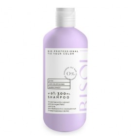 BISOU BIO šampūnas nuolat dažytiems ir pažeistiems plaukams FIX YOUR COLOR, 300 ml