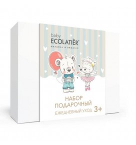 ECOLATIER rinkinys vaik. Pure BABY 3+ (šampūnas i2/1 150 ml; pienelis 150 ml)