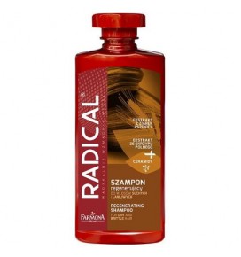 RADICAL atkuriamasis šampūnas sausiems ir lūžinėjantiems plaukams, 400 ml