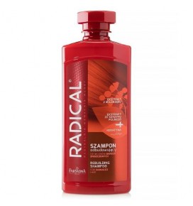 RADICAL šampūnas pažeistiems plaukams atstatantis, 400 ml