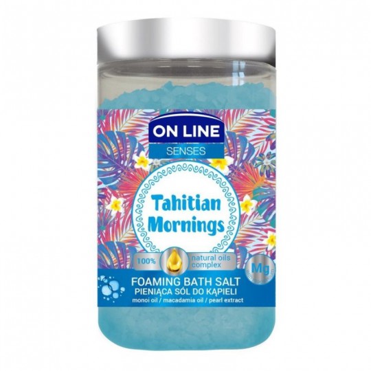 ON LINE putojanti vonios druska Tahitian Mornings, 480 g