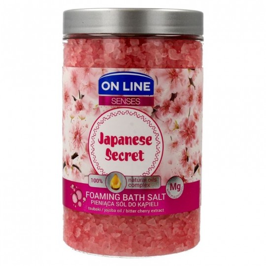 ON LINE putojanti vonios druska Japanese Secret, 480 g
