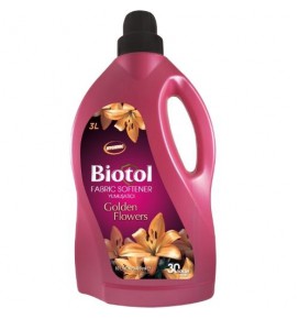 BIOTOL minkštiklis audiniams Golden Flowers, 3 L