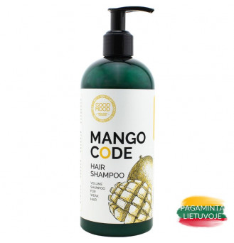 GOOD MOOD apimties suteikiantis šampūnas silpniems plaukams su mango ekstraktu, 400 ml