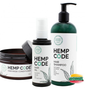 GOOD MOOD Rinkinys Hemp Code 100 ml, 200 ml, 400 ml 