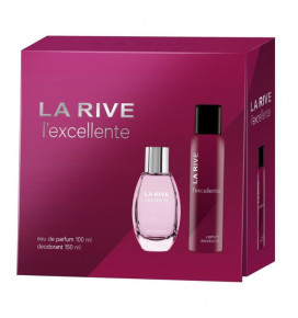 LA RIVE rinkinys moterims LEXCELLENTE (parfumotas vanduo 100ml+dezodorantas 150ml)