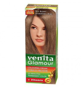 Venita Glamour plaukų dažai NUT BROWN,125 g