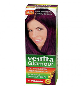 Venita Glamour plaukų dažai DARK AUBERGINE,125 g