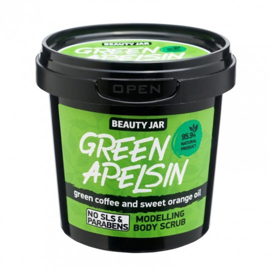 Beauty Jar kūno pilingas Green Apelsin, 200 g Ld Stels