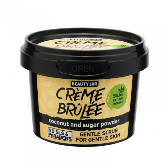 BEAUTY JAR veido šveitiklis Creme Brulee, 120 g