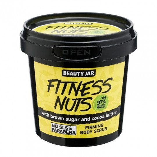 Beauty Jar kūno pilingas Fitness Nuts, 200 g Ld Stels