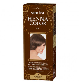 Venita Henna Color plaukų dažomasis žolelių balzamas su chna CHESTNUT, 75 g