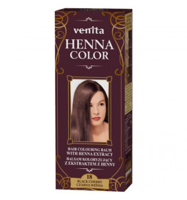 Venita Henna Color plaukų dažomasis žolelių balzamas su chna BLACK CHERRY, 75 g
