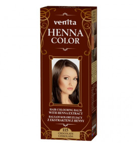 Venita Henna Color plaukų dažomasis žolelių balzamas su chna CHOCOLATE , 75 g