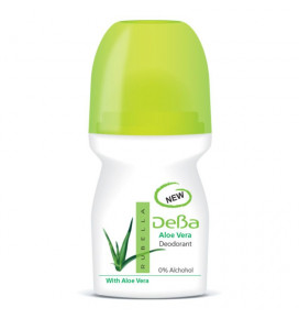 DEBA rutulinis dezodorantas moterims Aloe Vera, 50 ml Rubella