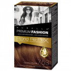 Premium Fashion Rubella plaukų dažai Caramel Blond 7.53, 2x50x30 ml