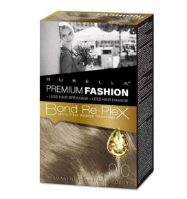 RUBELLA plaukų dažai Ash Blond 9.0 Premium Fashion, 2x50 ml + 30 ml