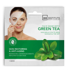 IDC INSTITUTE veido kaukė Green Tea atstatanti Anti-Age, 22 g
