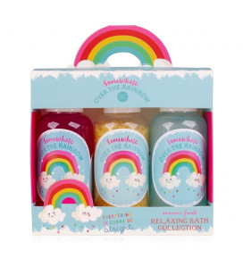 ACCENTRA vonios rinkinys Over The Rainbow dušo želė, vonios putos, vonio druska, 310 g