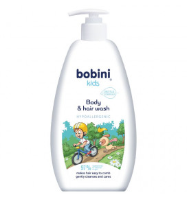 Bobini Kids kūno ir plaukų prausiklis 1+, 500 ml