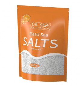 Dr. SEA negyvosios jūros druska voniai su apelsinais, 500 g