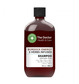 THE DOCTOR plaukų šampūnas Varnalėšų energija 5 Žolelių Galia, 355 ml