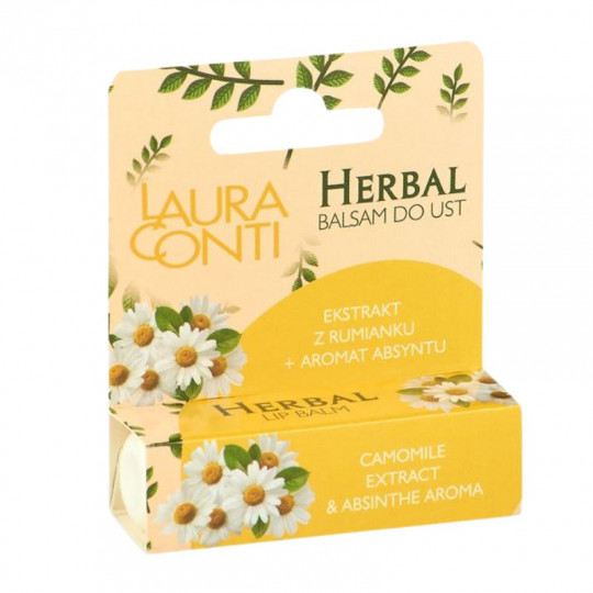 Laura Conti žolelių lūpų balzamas su ramunėlių ekstraktu ir absintu 4,8 g
