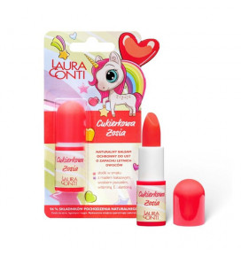 Laura Conti apsauginis lūpų balzamas vaikams Zosia su vasaros vaisių aromatu 3,8 g