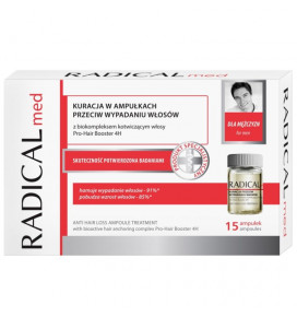 RADICAL Med Treatment ampulės nuo plaukų slinkimo vyrams, 15x5 ml