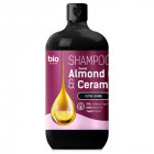 BIO Naturell šampūnas visų tipų palukams su migdolų aliejumi ir keramidais, 946 ml