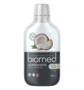 Biomed burnos skalavimo skystis Superwhite, 500 ml