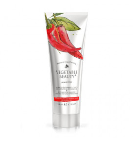 Vegatable Beauty šampūnas nuo slinkimo trapiems ir slenkantiems plaukams su čili pipirų ekstraktu, 200 ml