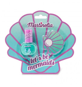 MARTINELIA nagų dailės rinkinys Let's Be Mermaids (1 nagų lakas, 1 nagų dildė)