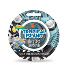 Tropical Island veido šveitiklis Juodasis kokosas, 8 g