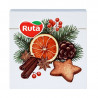 RUTA paper table napkins Christmas motive 33х33 cm 2 layers, 20 pcs