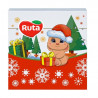RUTA paper table napkins Christmas motive 33х33 cm 2 layers, 20 pcs